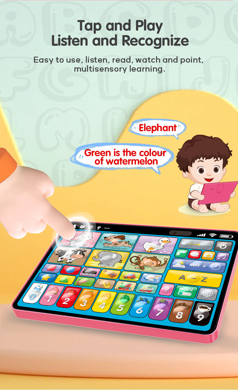 The Tablet Learning Machine is easy for children to use and learn with