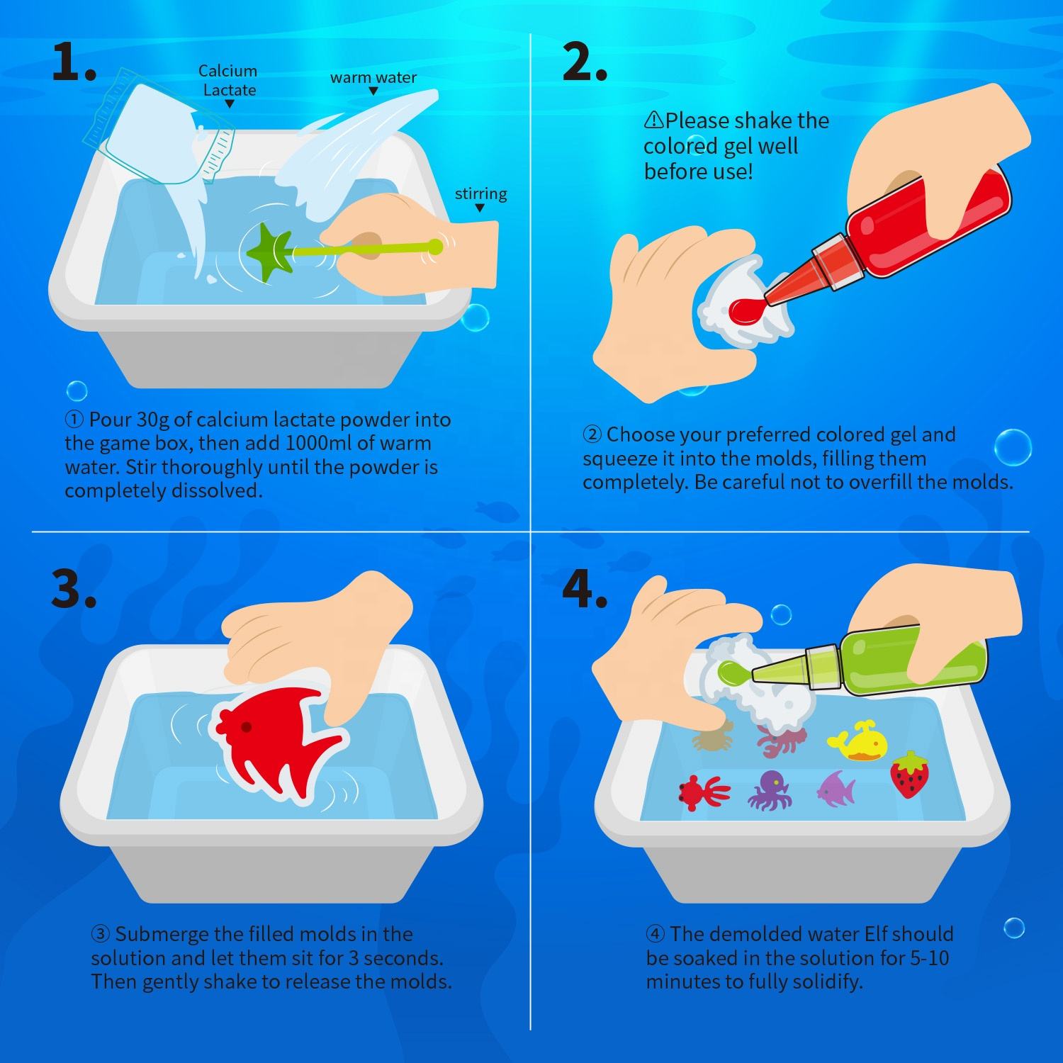 The Four Distinct Steps in Crafting the Magic Water Elf