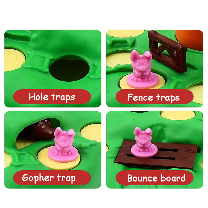 Detailed View of the Inner Workings of the Educational Rabbit Off-Road Racing Toy