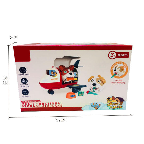 Product Packaging Dimensions for Multifunctional Storage Airplane Toy