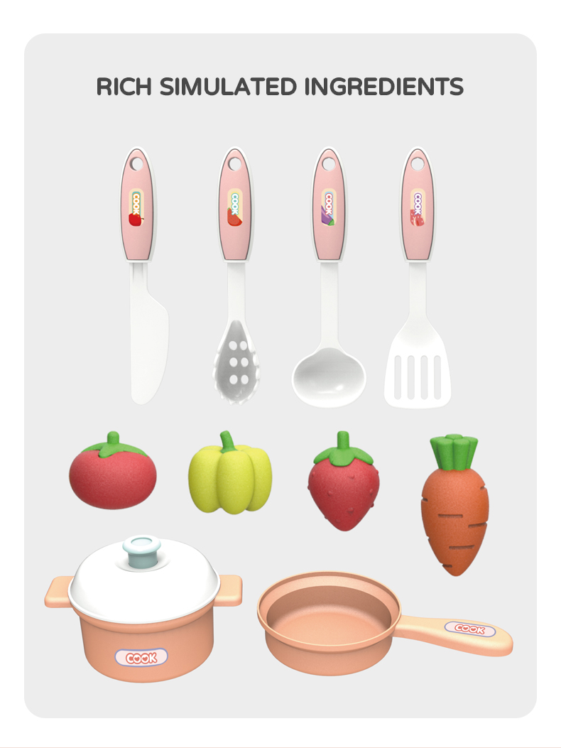 Blue 28 cm Kitchen Toy Accessories