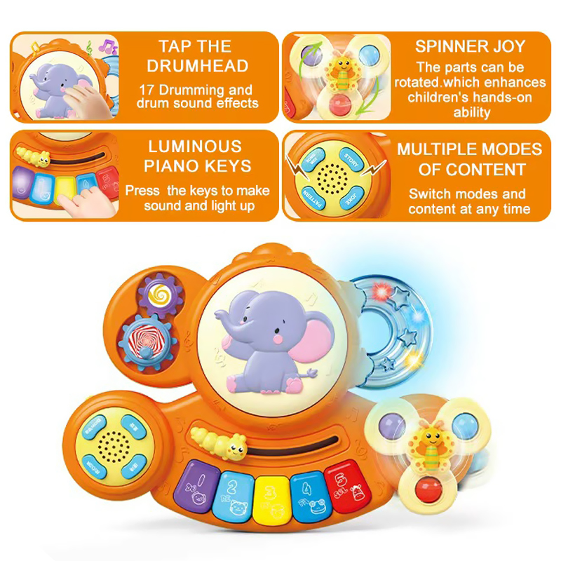 Orange Elephant Multifunctional Animal Music and Its Four Features