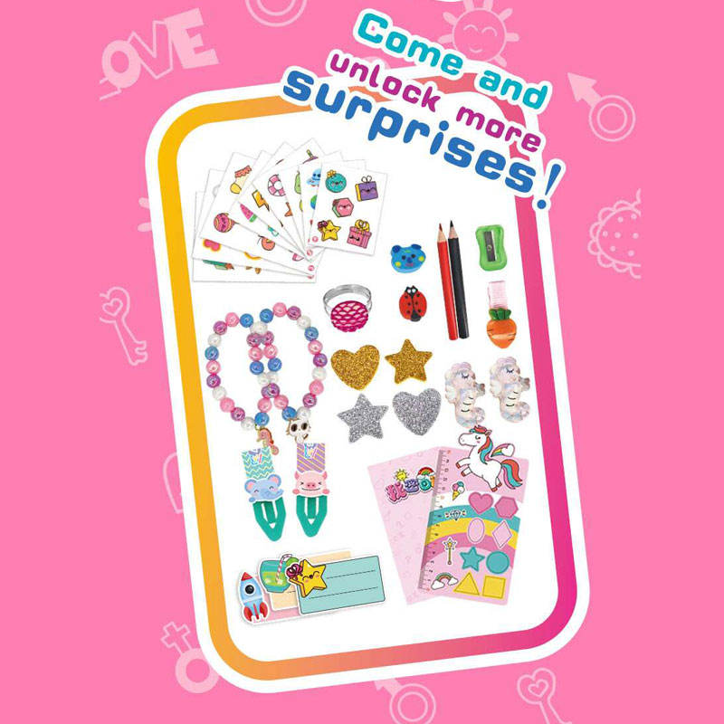 Products included in the Pink Magic Diary DIY Set