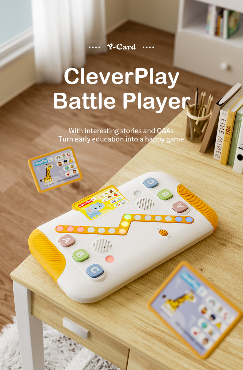 Clever Play Battle Player transforms early education into a joyful game through engaging stories and interactive quizzes