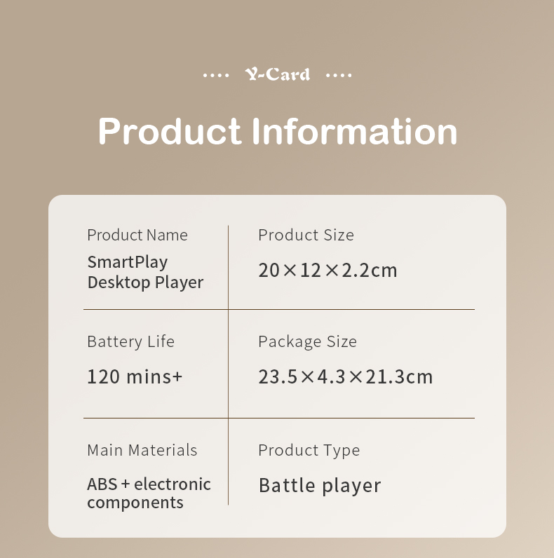 Clever Play Battle Player Product Information Overview