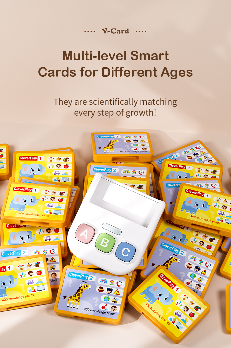 Clever Play Portable Player offers age-appropriate content that scientifically matches every stage of your child's development