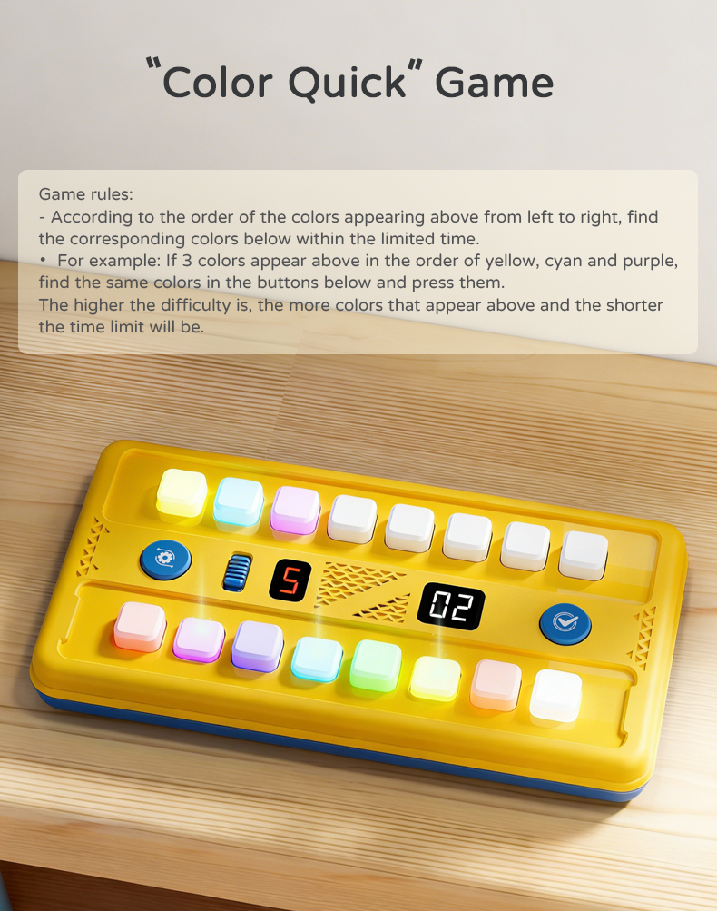 Color Arrangement Challenge Table: Color Quick Match Mode