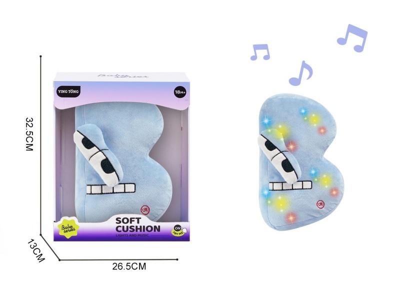 Alphabetic Plush Soothing Pillow - B