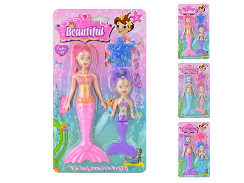 8 Inch Mermaid +6 Inch Mermaid