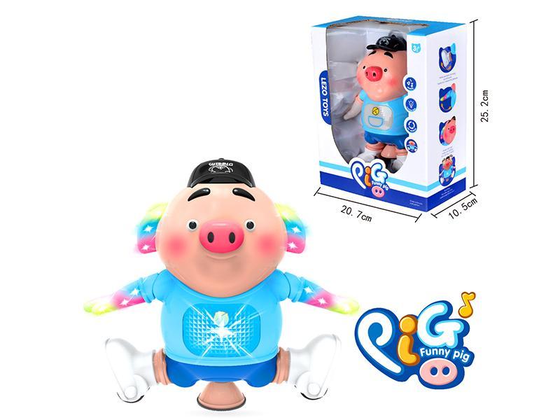 B/O Dancing Funny Pig(With Cap)