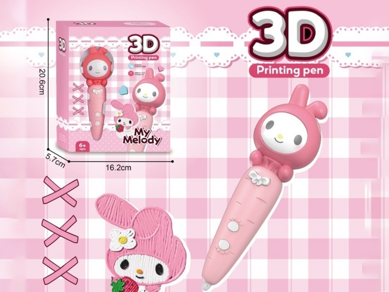 Melody, Pcl Low-Temperature 3D Printing Pen, 3D Drawing Pen