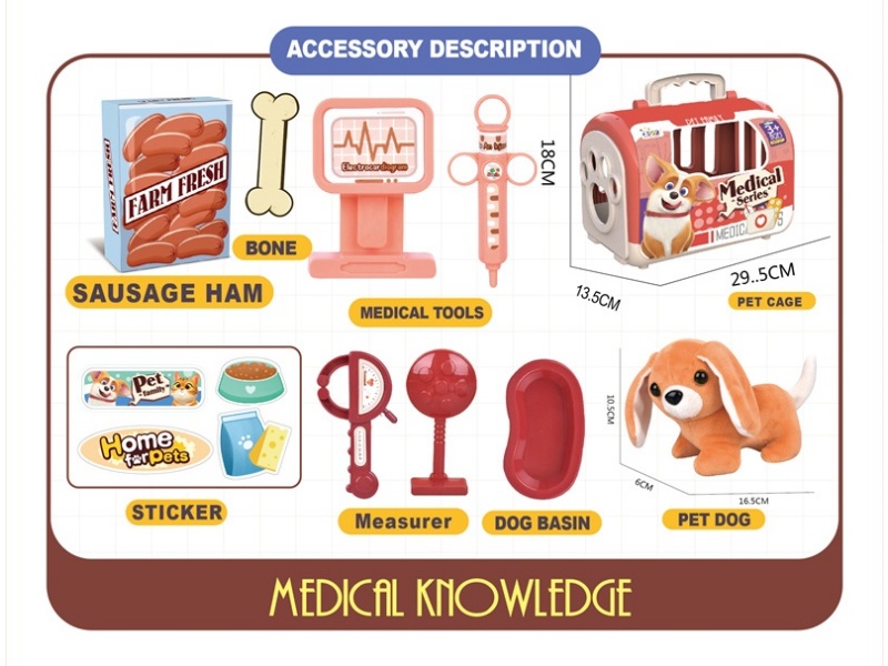 Pet Cage With Pet Dog