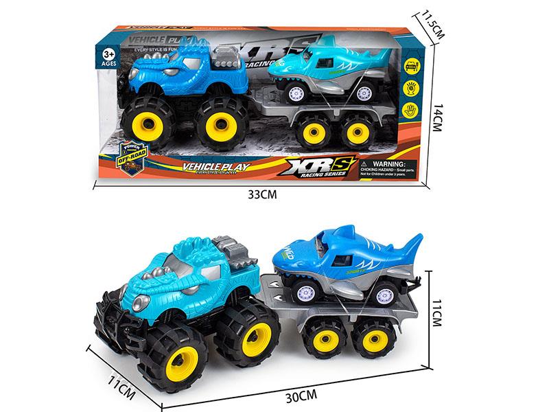 Friction Shark Off-Road Vehicle Trailer Set