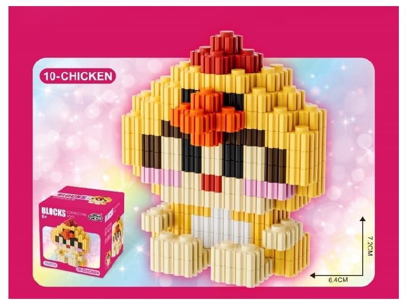 Zodiac - Chicken Building Blocks 328Pcs