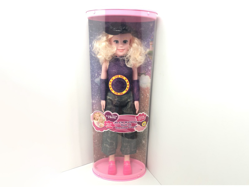 80cm Fashion And Walking Doll With Music(2xAG3 Batteries)
