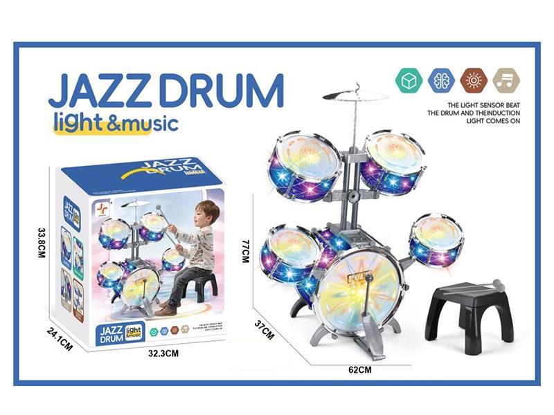 [Blue Plastic Drur Surround Vertical Five Drums/New Version/ (Five Lights Dack Electricity Ag 10*3)] |