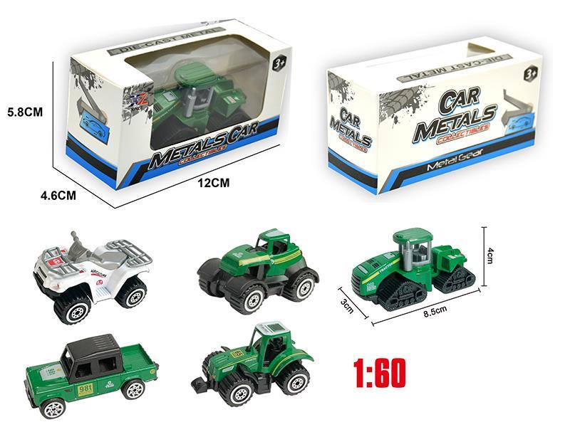 Slide Alloy Farm Tractor 