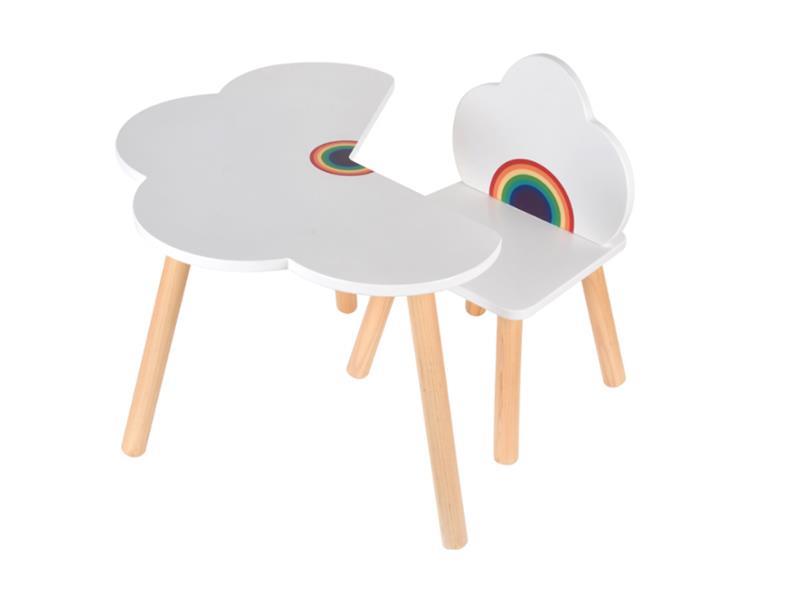 Rainbow Table And Chair