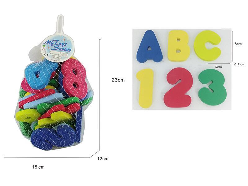 Bathroom Toys /36 EVA Letters + Numbers