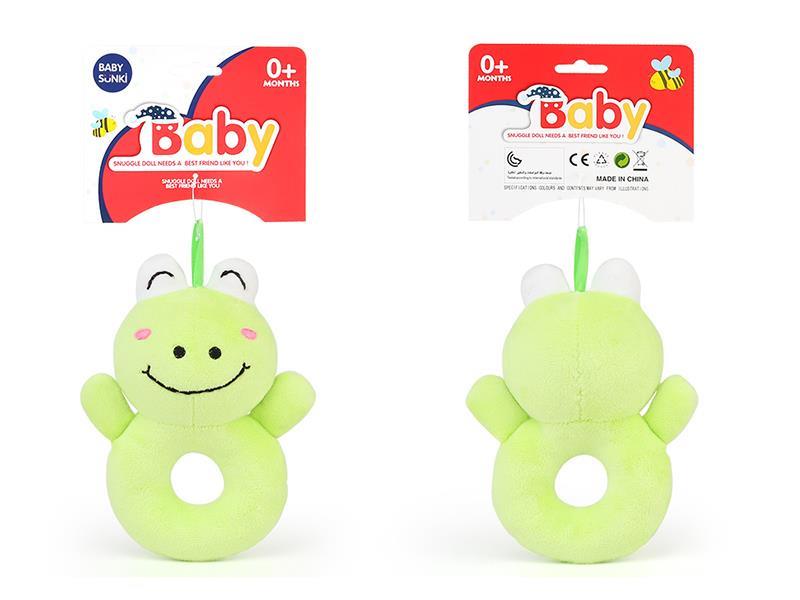 Plush Soothe Baby Rattles