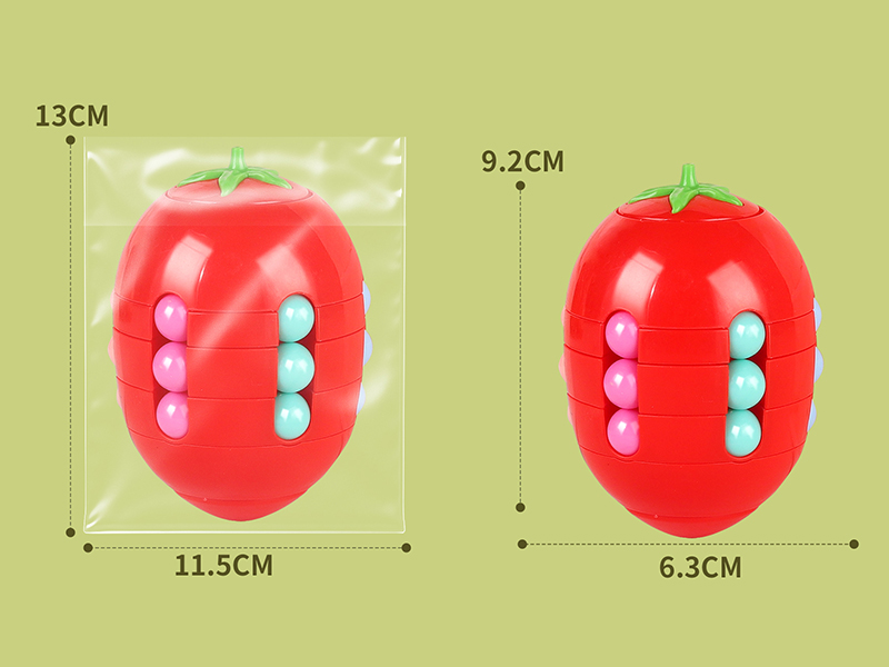 Fruit Rubik's Cube - Cherry Tomato Red