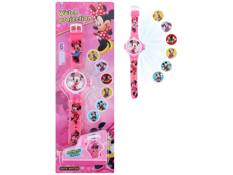 Minnie Projection Rotating Electronic Watch