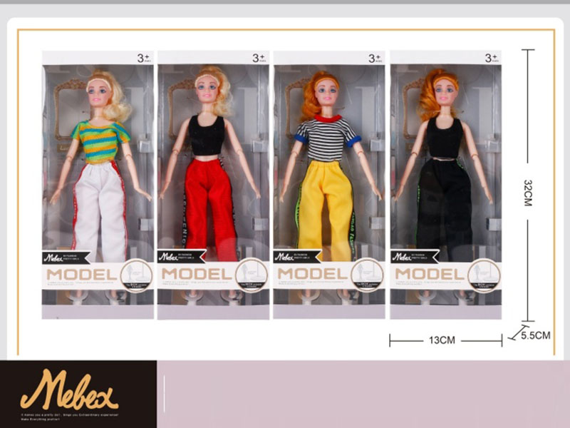 11.5-Inch Joint Sports Set Doll /4 Mixed Sets