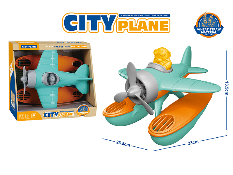 Straw Material Seaplane