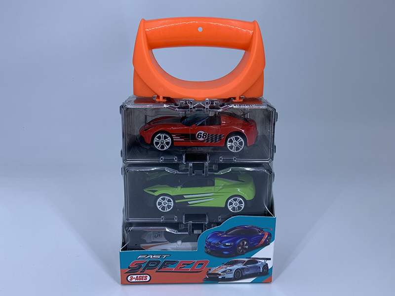 Portable Storage Box Alloy Cars Set