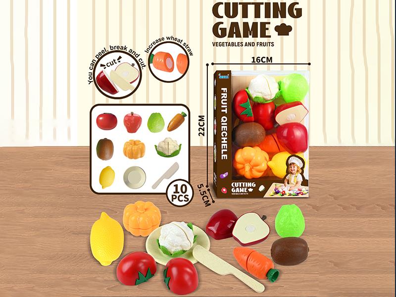 Cutting Fruit And Vegetable Set 10pcs