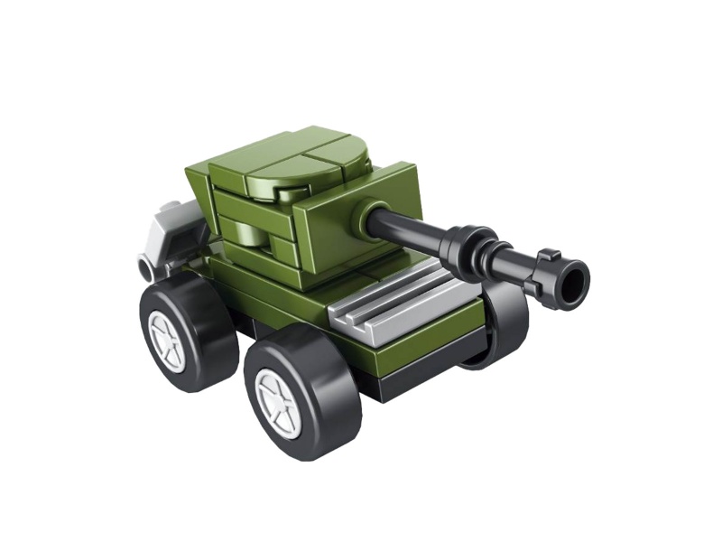 Tank 30 Pieces Children'S Educational Building Blocks
