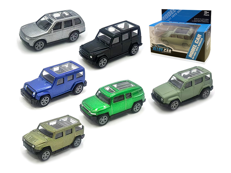 1:60 Pull Back Alloy Off-Road Vehicle