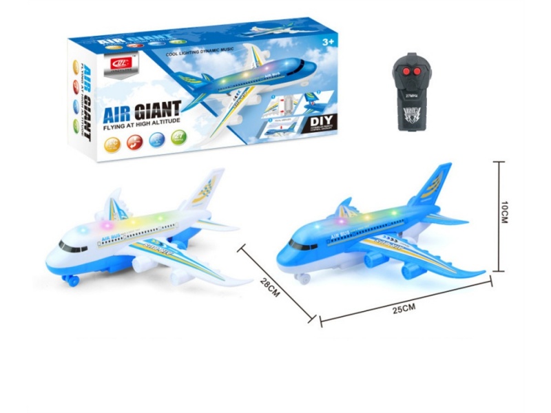 2-Channel RC Aeroplane With 3D Colorful Lights