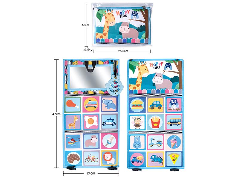 Foldable & Hangable Tummy Time Mirror Developmental Newborn Baby Toys