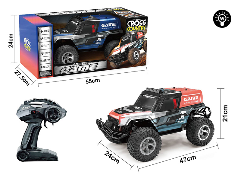 1:10 2.4G 4CH Radio Control High-Speed Car(PVCShell, With Lights)