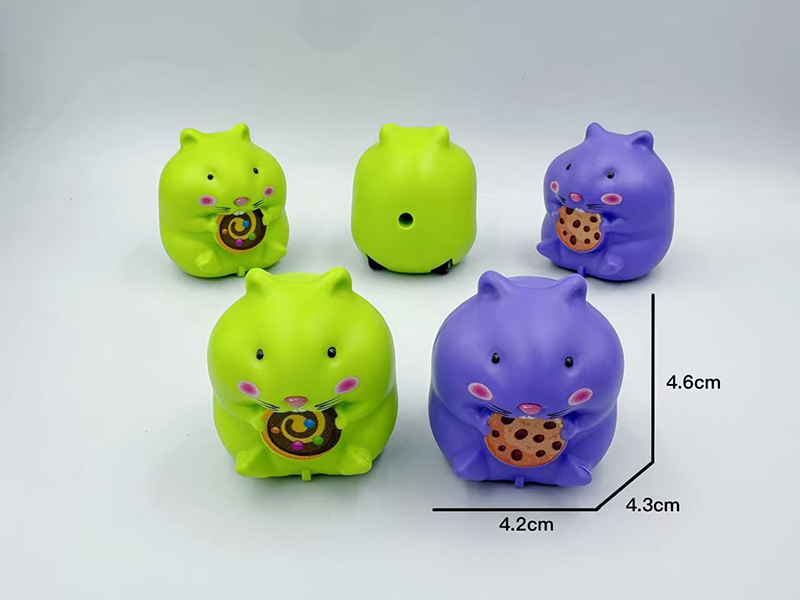 Cartoon Hamster Pull Back Car(UV Printing)