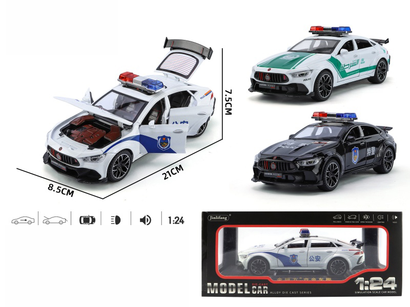 1:24 Brabus 900 Chinese/Middle East Alloy Police Car Model