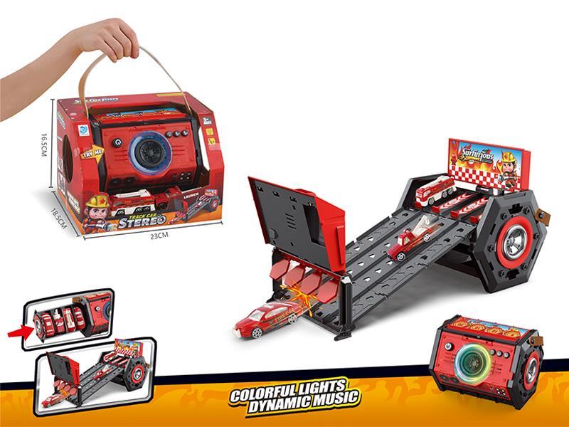 Alloy Car Parking Lot Audio Track Car