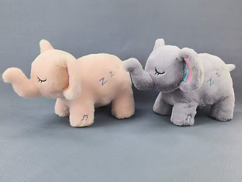 Baby Soothe Plush Elephant Toy With Lights And Music