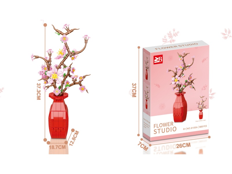 Building Blocks: Peach Blossom