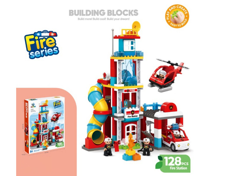 Fire Department Building Blocks 128pcs