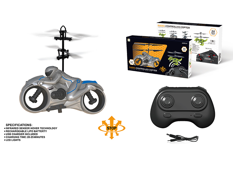 2-Channel Remote Control Motorcycle Air Vehicle