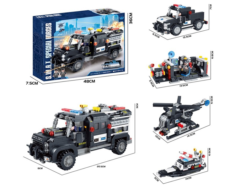 DIY Building Blocks - Special Police Elite