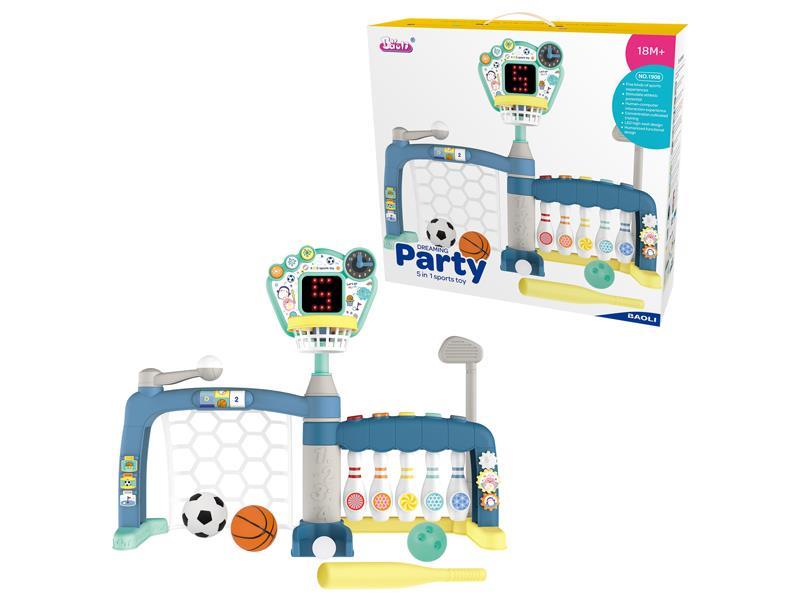 5 In 1 Sports Rack Toy