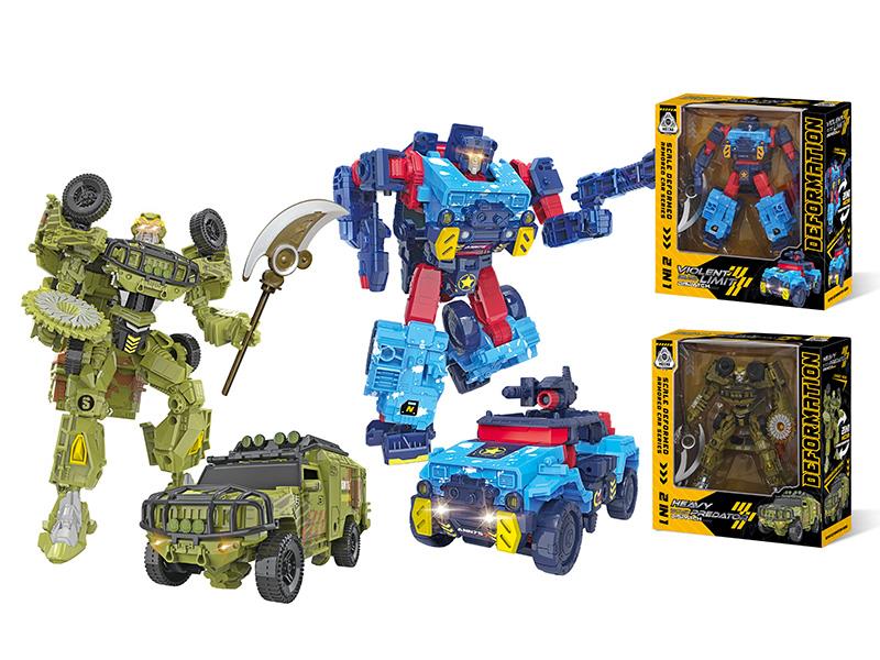 Military Truck Transformation Mecha Warrior Toy