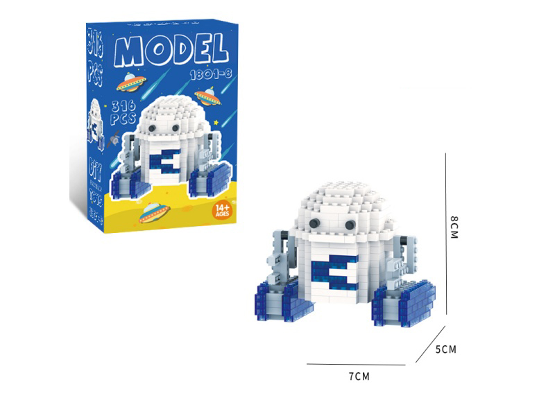 316 PCS Of Building Blocks For Aerospace Robots