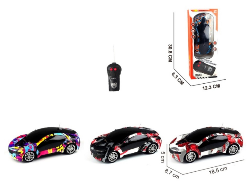 2-Channel  Remote Control Car Graffiti Bmw