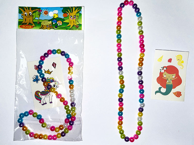 Jewelry Set Necklace + Sticker