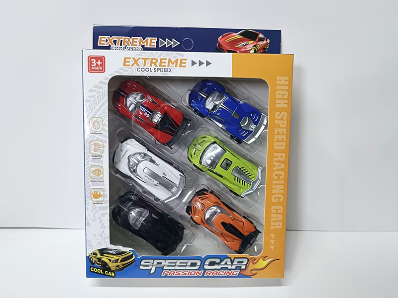 6pcs Slide Alloy Cars