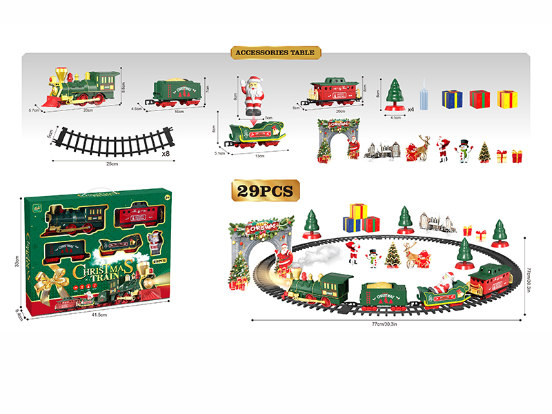 Christmas Rail Train 29pcs